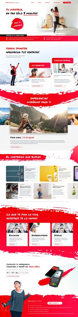 Landing Page Samrtbank Landing Page Samrtbank